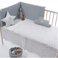 Colcha con protector Ines Menta de Uzturre